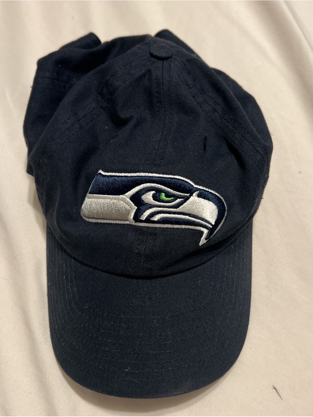 Hat with sports logo